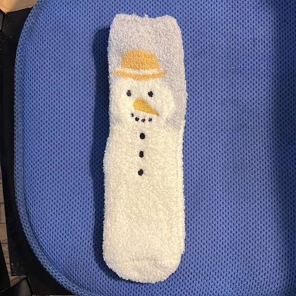 Lug Snowman Fuzzy Socks BNWT - Picture 5 of 5